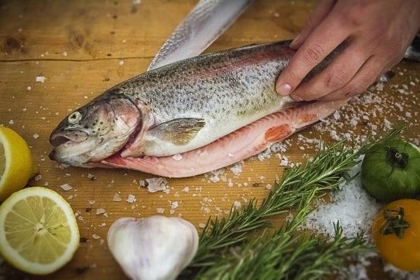 Fisch filetieren - Schnitt am Rücken - Entdeckermagazin Miomente