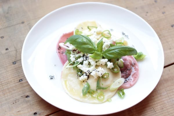 Frische Rote-Beete-Ravioli