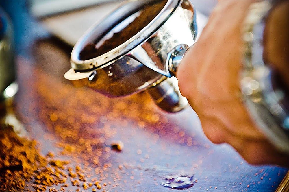 Dirk Beyer von den mobilen Coffee Angels aus Dortmund – Barista-Kurse