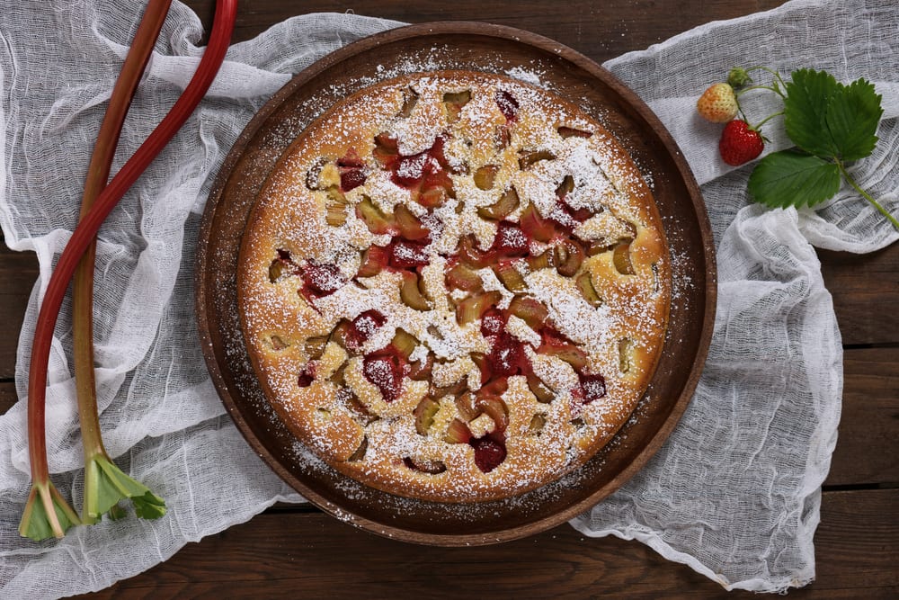 Rezept für Rhabarberkuchen