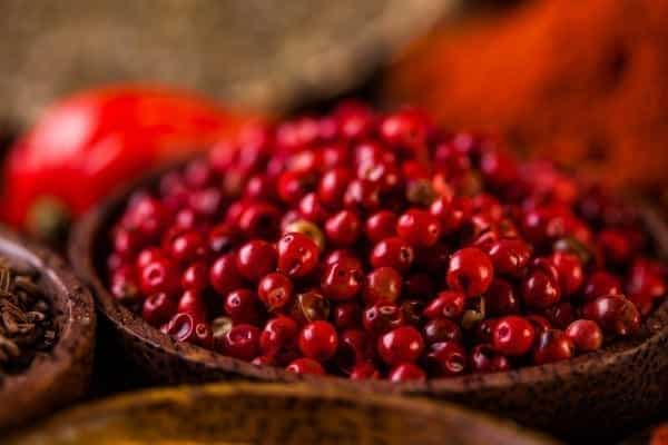 rote Beeren - kein echter Pfeffer - Miomente Entdeckermagazin Pfeffersorten