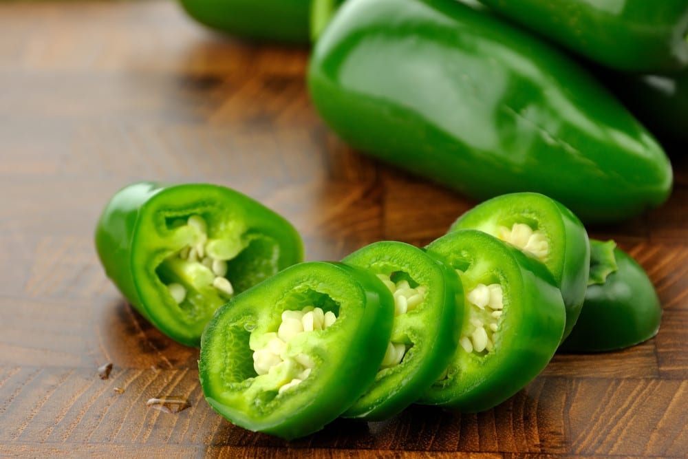 Grüne Jalapenos