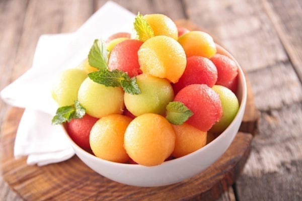 Melonen-Obstsalat