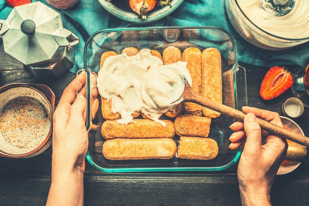 Rezept für ein Erdbeertiramisu