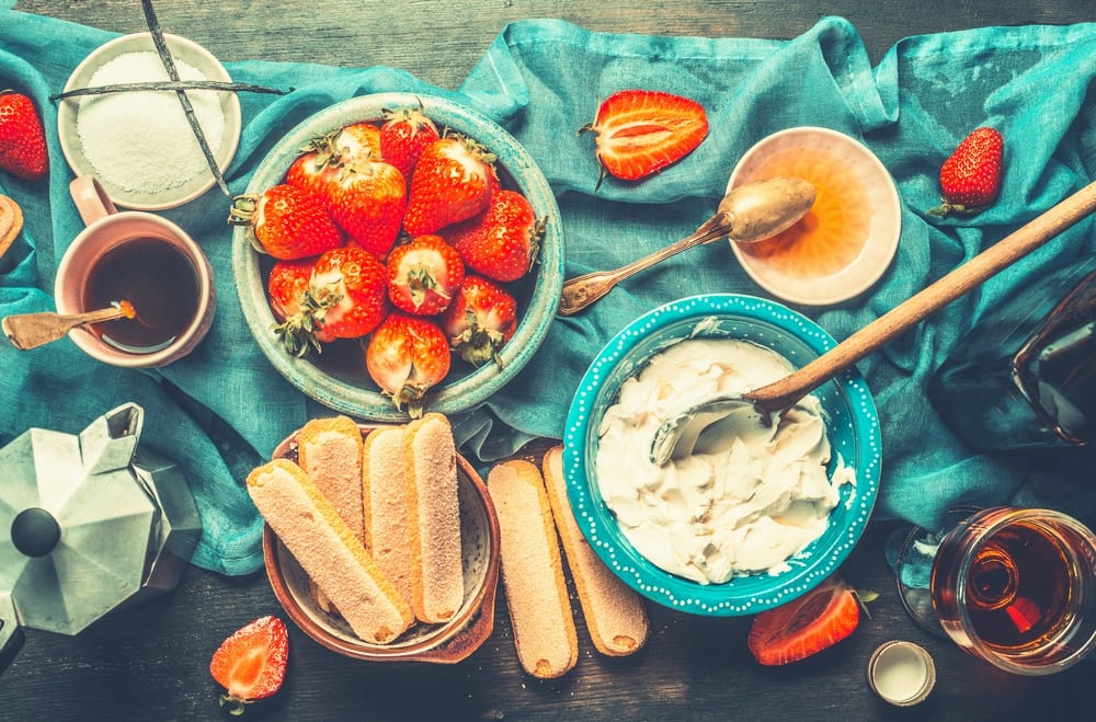 Rezept für ein Erdbeertiramisu
