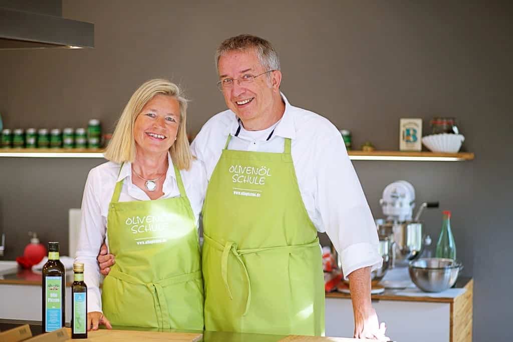 Das Team der Olivenöl-Kochschule Olio Piceno Heidi Rauch und Michael-A. Konitzer – Olivenöl-Kurse in München