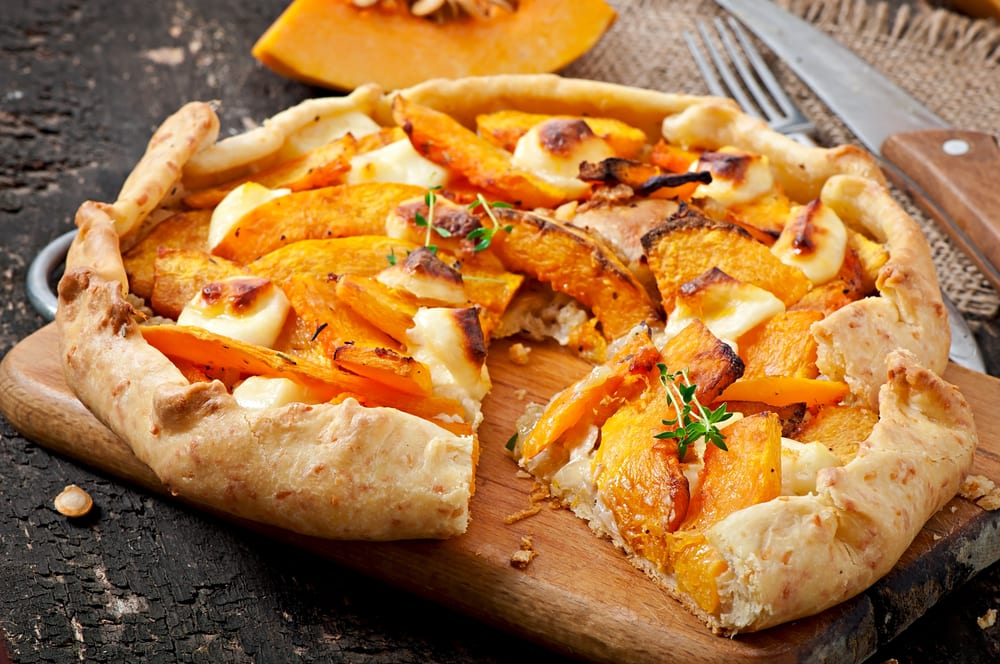 So schmeckt der Herbst: Kürbis-Apfel-Galette