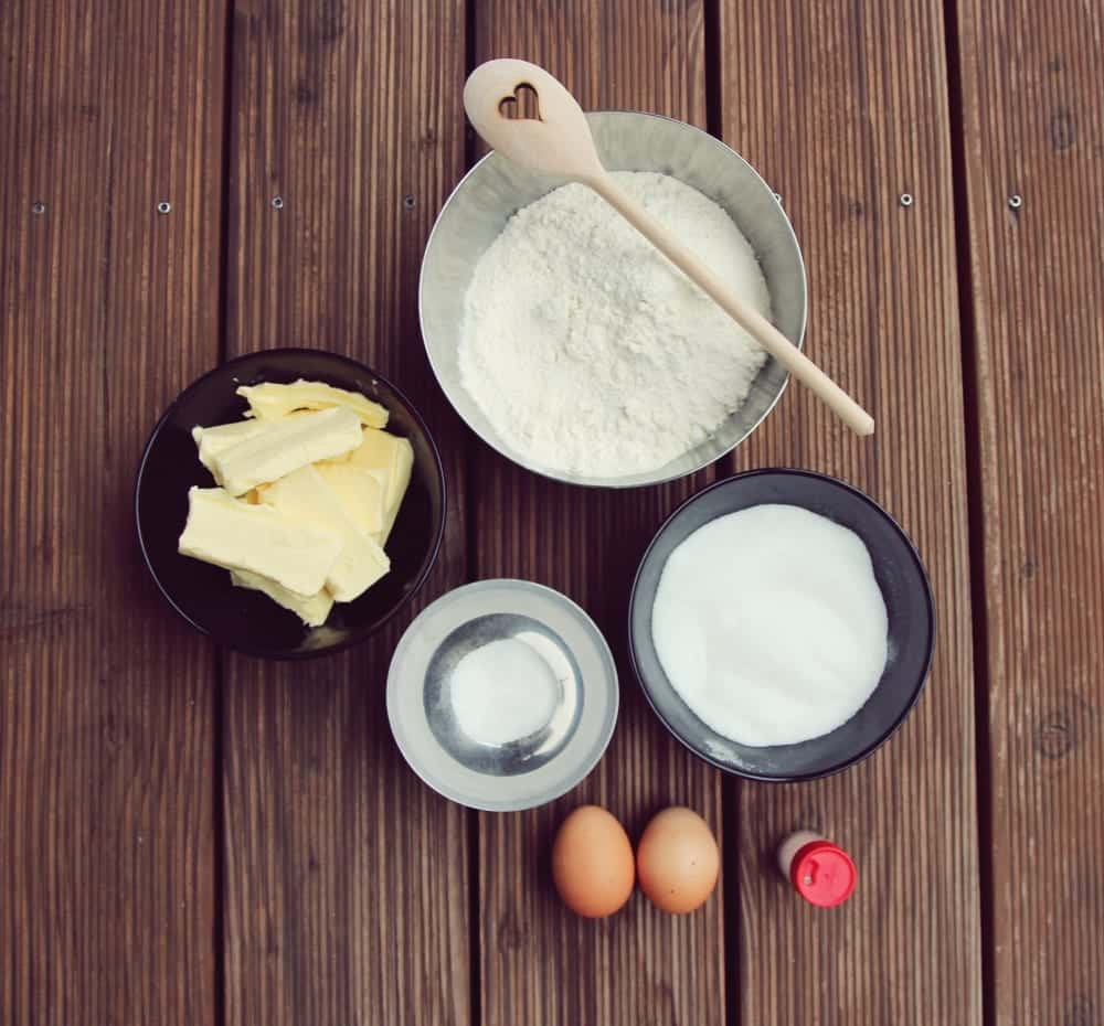 Weihnachtsrezepte: Zutaten für Butterplätzchen