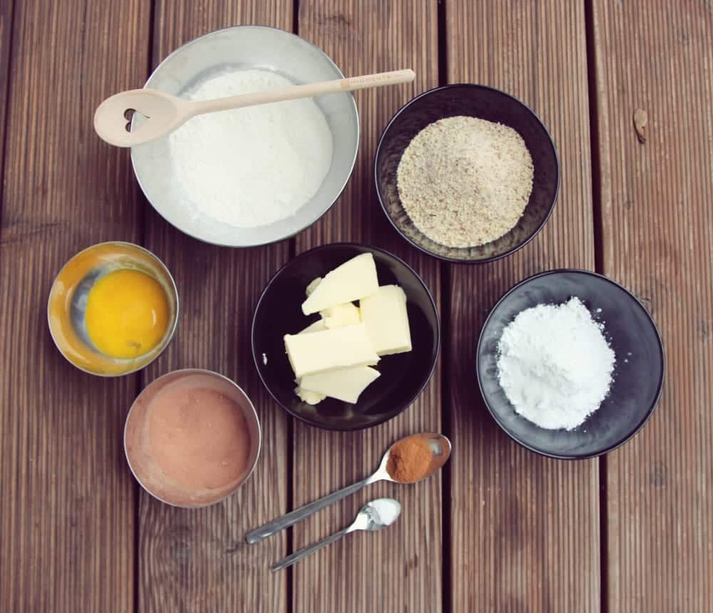 Weihnachtsrezepte: Zutaten für Schokostangen