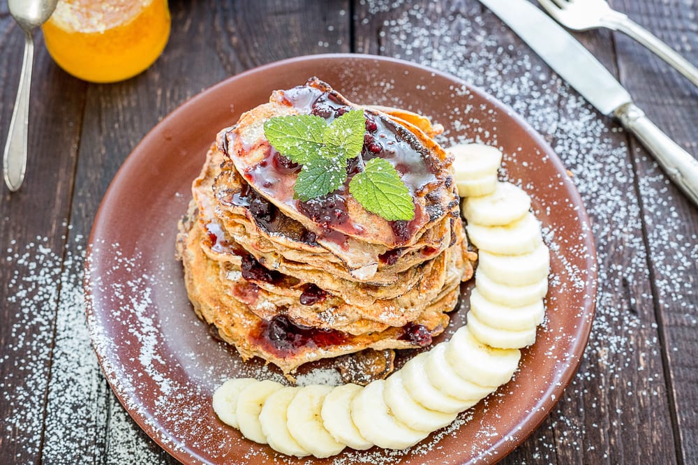 Paleo-Rezept: Low-Carb-Pancakes mit Bananen