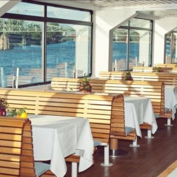 Kulinarische Schifffahrt in Frankfurt mit der Primus-Linie