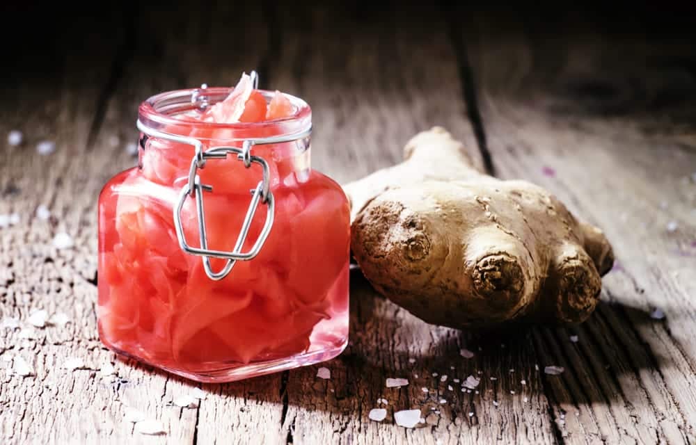 Eingelegter Ingwer - Zutaten Sushi