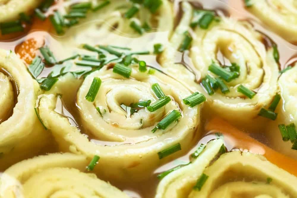 Rezept für eine typische österreichische Frittatensuppe