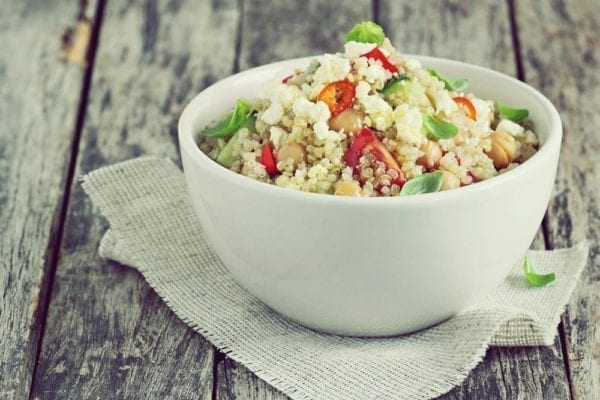 Quinoa-Spinat-Salat