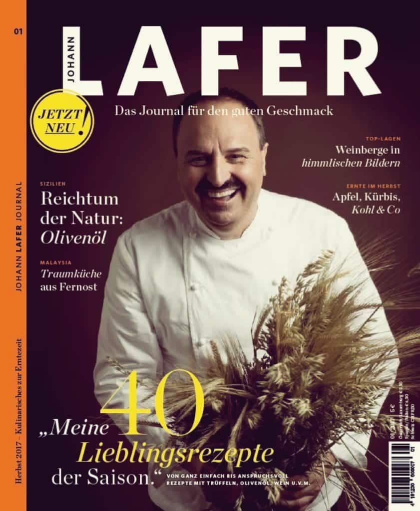 Johann Lafer im Interview mit Miomente 8 - Entdeckermagazin - Miomente