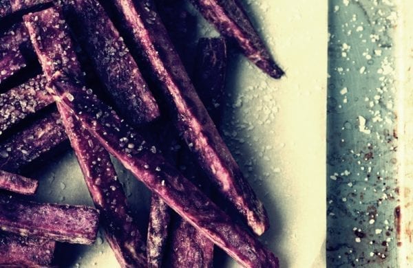 Pommes aus lila Süßkartoffeln - Entdeckermagagazin - Miomente