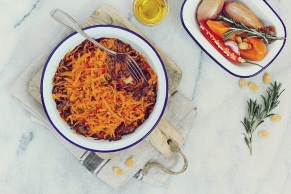 Rezept: Kürbis-Hack-Auflauf Entdeckermagazin Miomente