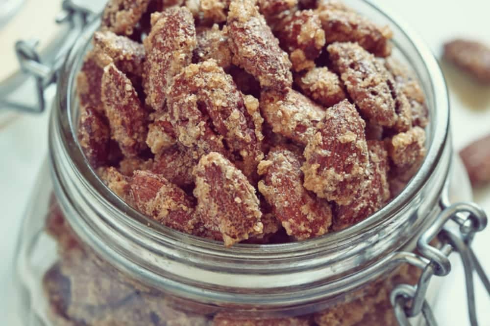 Wie mache ich gebrannte Mandeln wie vom Weihnachtsmarkt - Mandeln karamellisieren -