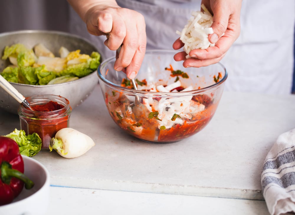 Kimchi-Rezept: Chilipaste herstellen