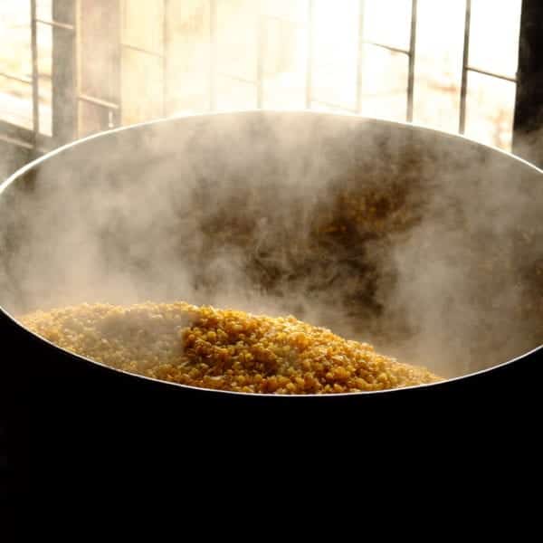 Gedämpfte Sojabohnen