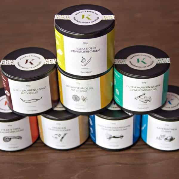 Handgemachte Gewürzmischungen von Markus Kieslich – verschiedene Gewürze - Entdeckermagazin Miomente