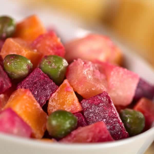Rote-Bete-Salat - typische russische Spezialitäten