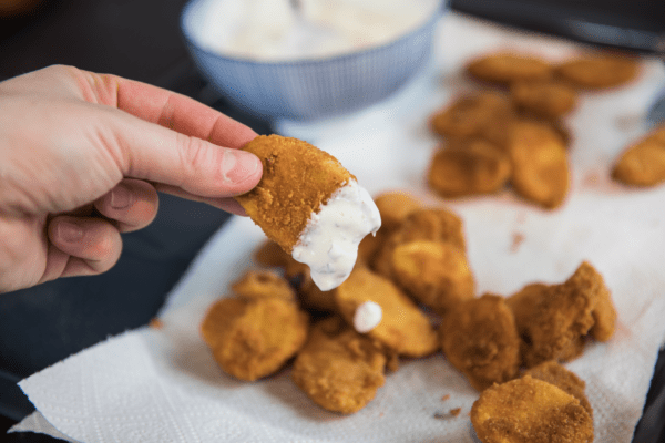 Rezept-Video für Kartoffelschnitzel – zum Dippen | Entdeckermagazin Miomente