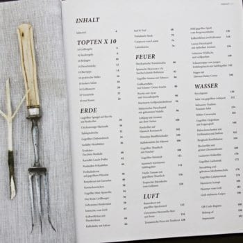 Inhaltsverzeichnis von Love, Grill & Chill