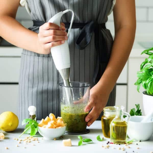 Pesto im Stabmixer