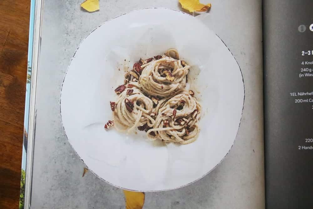 Rezept: Spaghetti Alfredo mit Artischocken aus California Cuisine im Entdeckermagazin Miomente