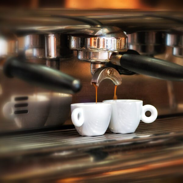 Espresso aus Siebträgermaschine