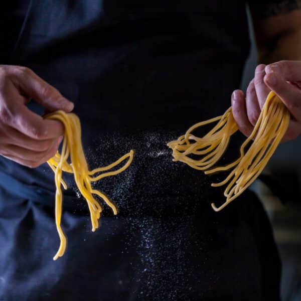 Rezept für frischen Pastateig Schritt für Schritt