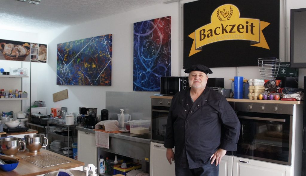 Lothar Rother im Backstudio