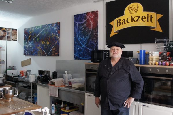 Lothar Rother im Backstudio