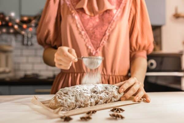 Christstollen backen