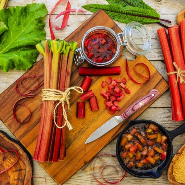 Rhabarbermarmelade kochen