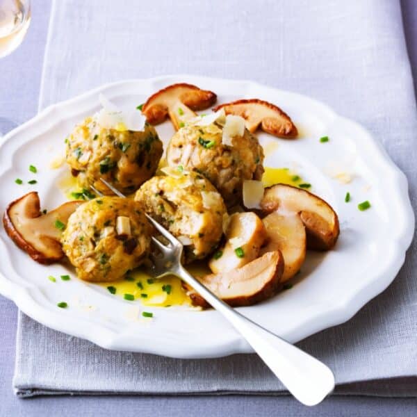 Südtiroler Steinpilzknödel Rezept