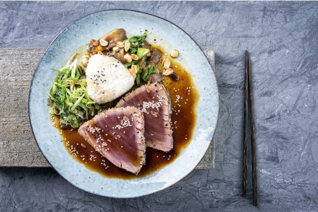 Japan-Kochkurs Köln – Thunfisch-Gericht