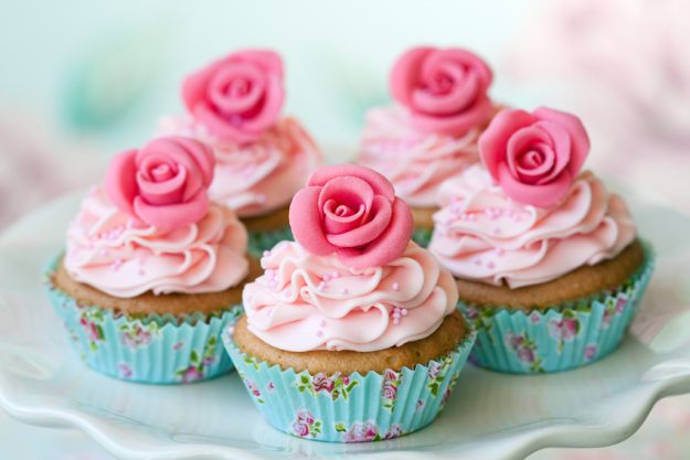 Cupcake-Kurs Frankfurt am Main - Rosen-Cupcakes