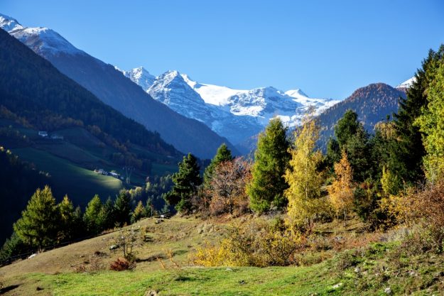 virtuelle Reise Südtirol Bergansicht
