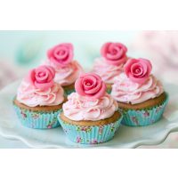 Cupcake-Kurs Frankfurt am Main - Rosen-Cupcakes