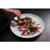 Gourmet-Kochkurs Frankfurt – Teller anrichten