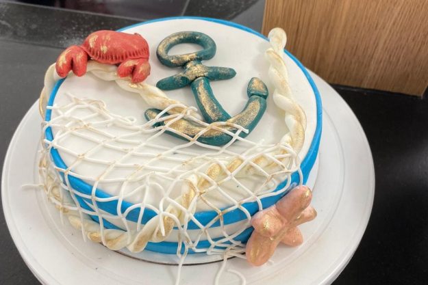 Tortenkurs Mannheim – Motivtorte Anker