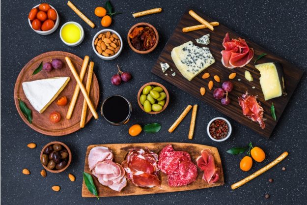 virtuelle Reise in die Toskana Antipastiplatte