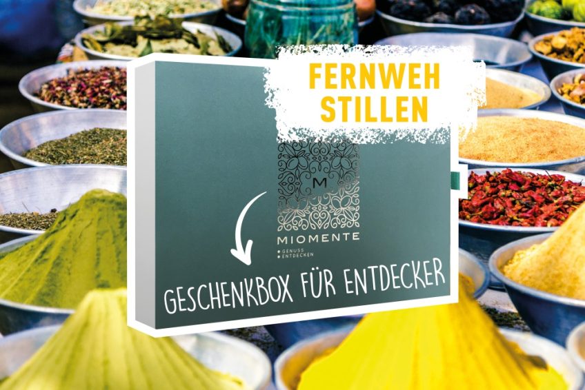 Geschenkidee für Reisende Fernweh stillen