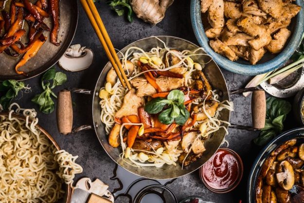 Wok-Kochkurs Augsburg – Wok mit Stäbchen