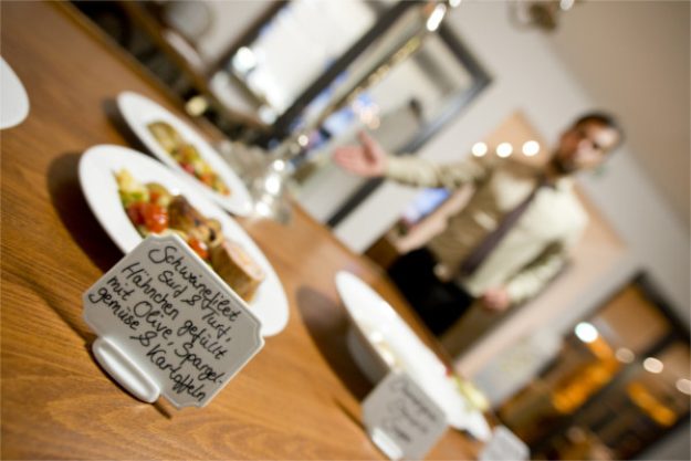 Dinner in the Dark Münster – Menü