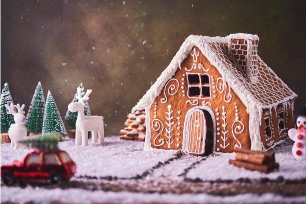 Weihnachtlicher Backkurs Münster – Lebkuchenhaus im Schnee