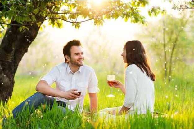 Weinseminar Münster - im Grünen