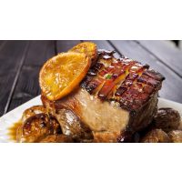 Online Knödel Kochkurs Braten mit Orangen-Ingwer-Sauce